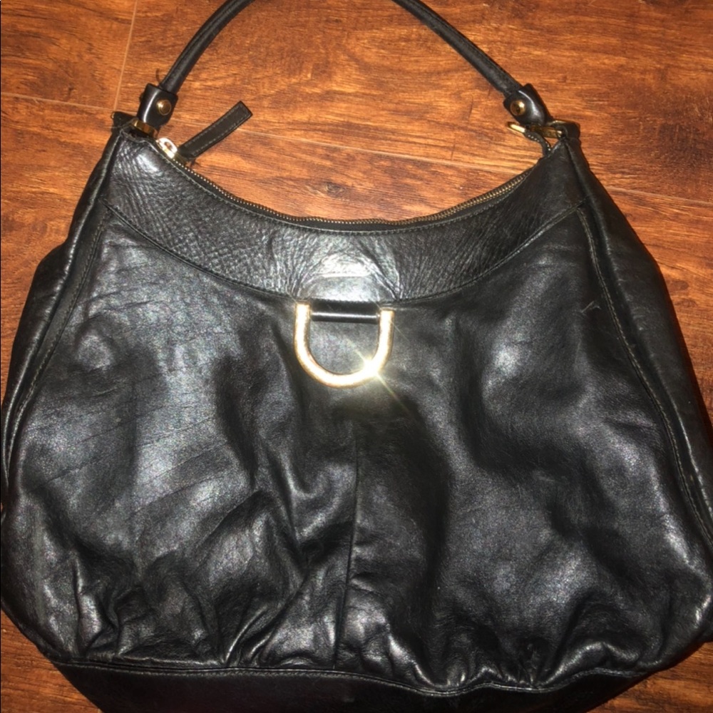 Guess Black Leather Handbag